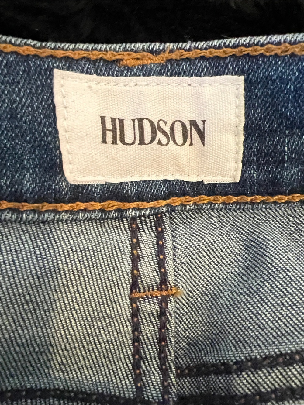 Hudson Jeans Women's Skinny Light Blue Denim with Contrast Stitching